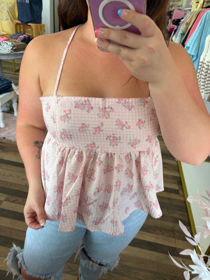 Floral Babydoll Tank