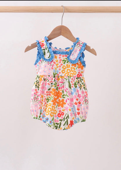 Mommy Dress Of Matching Floral Girls Set