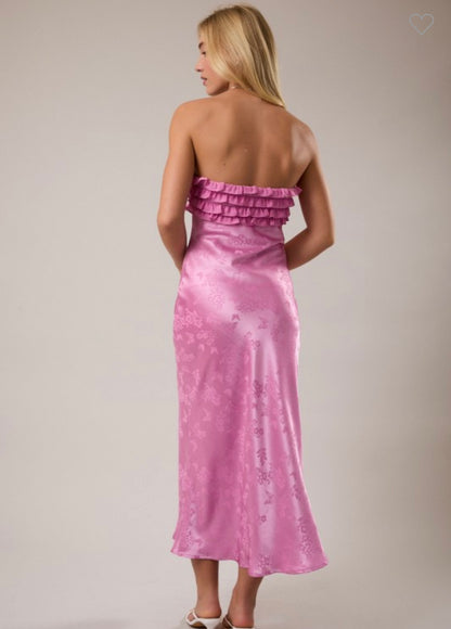Dear Darling, Ruffle Midi Dress