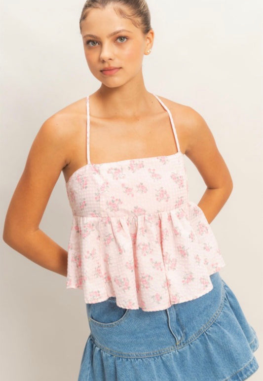 Floral Babydoll Tank