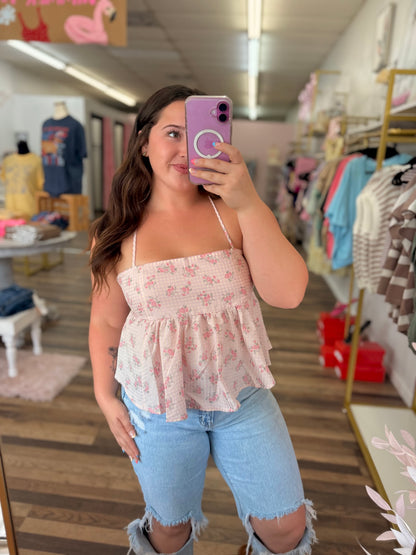 Floral Babydoll Tank