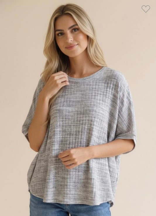 Dolman Loose Fit Rib Top