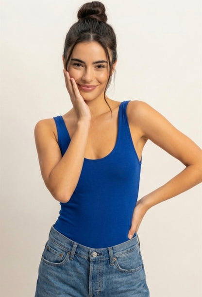 Scoop Neck Tank Bodysuit