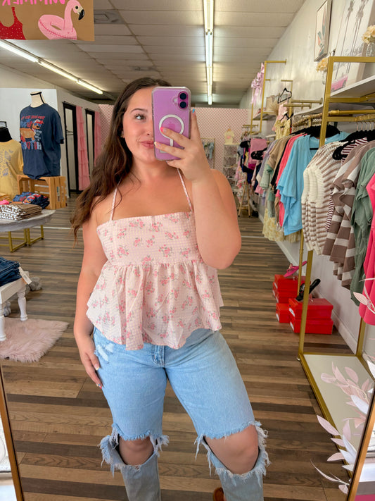 Floral Babydoll Tank