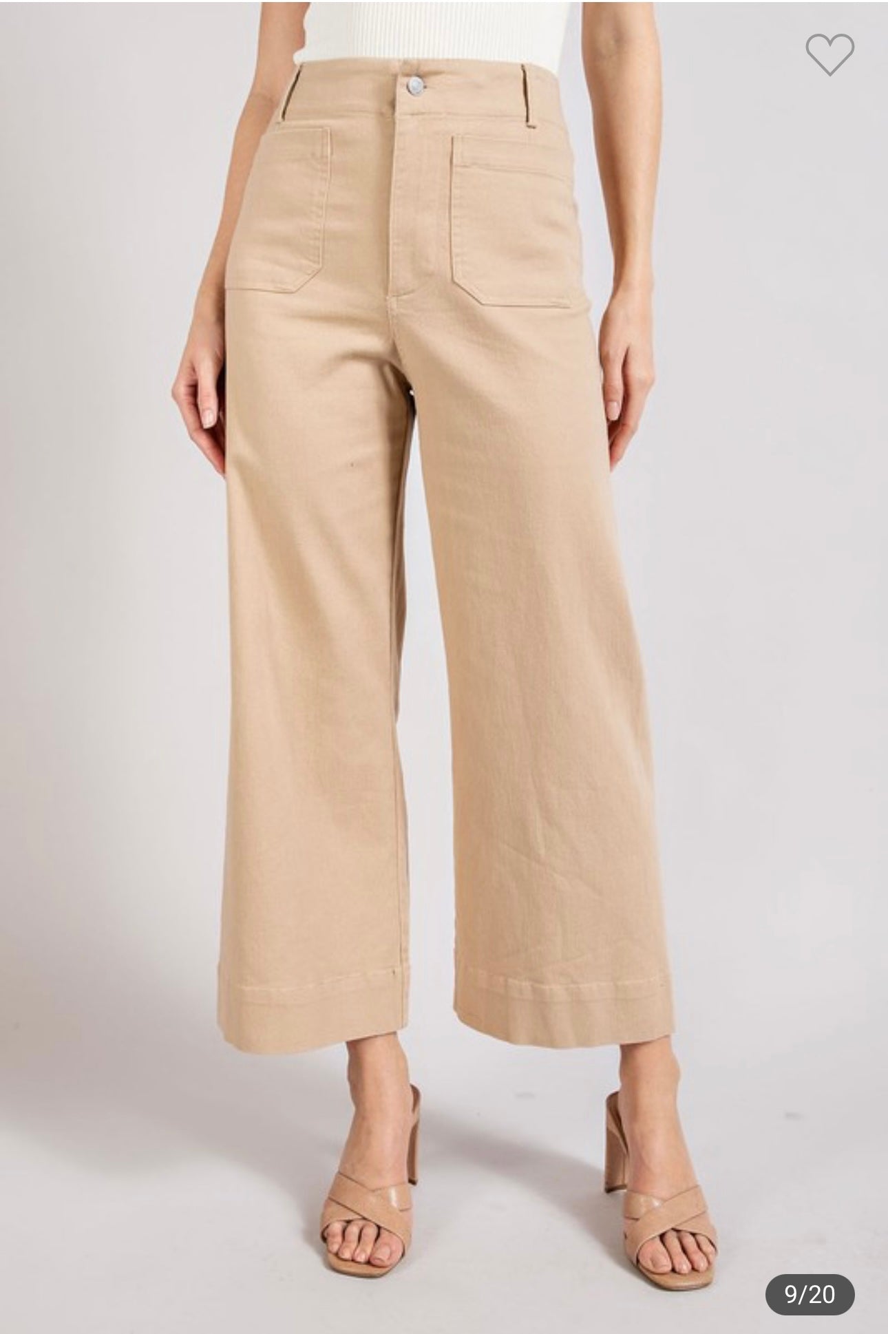 Soft Wash Wide Leg Pants