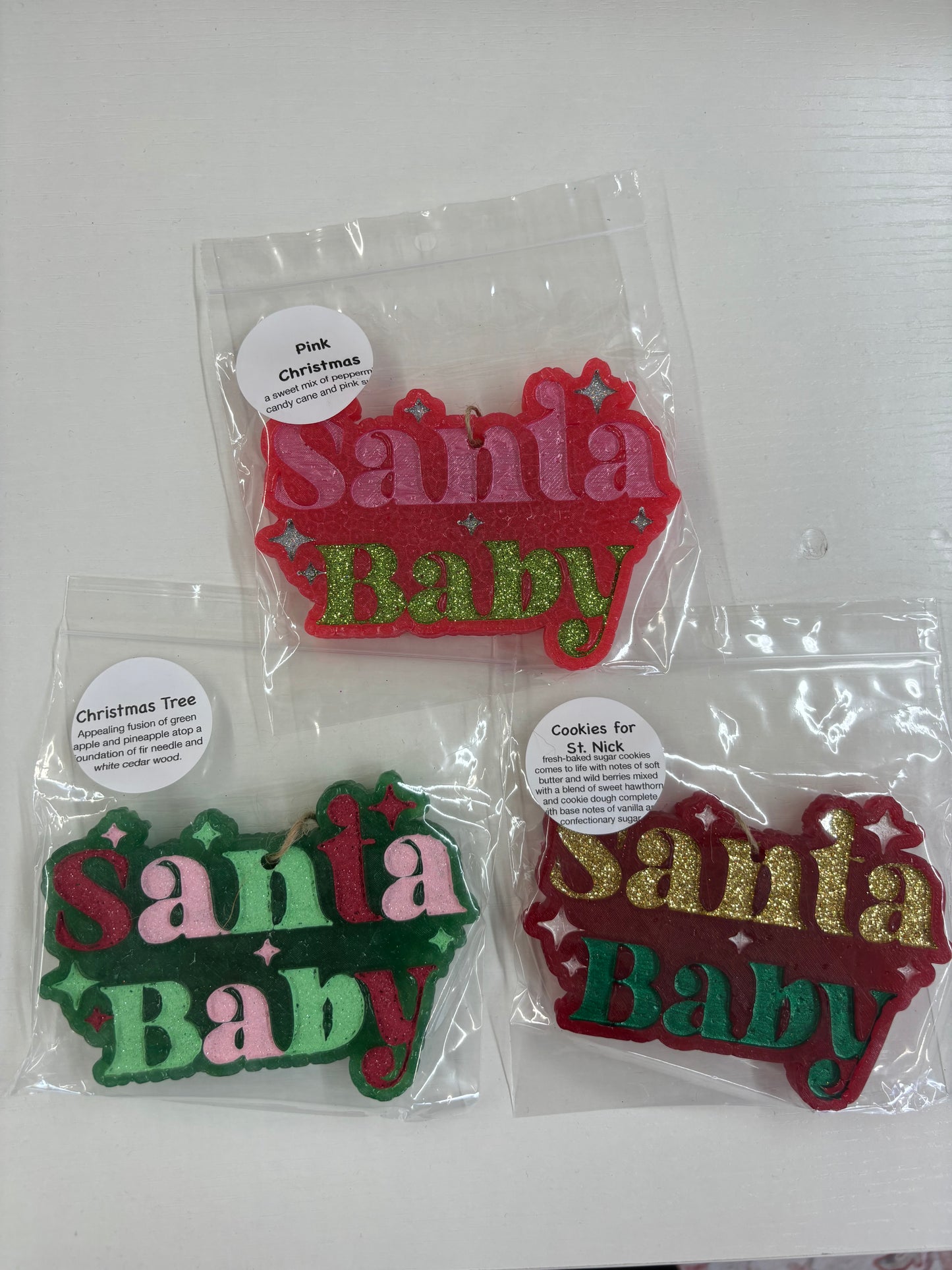 Santa Baby Car Freshener