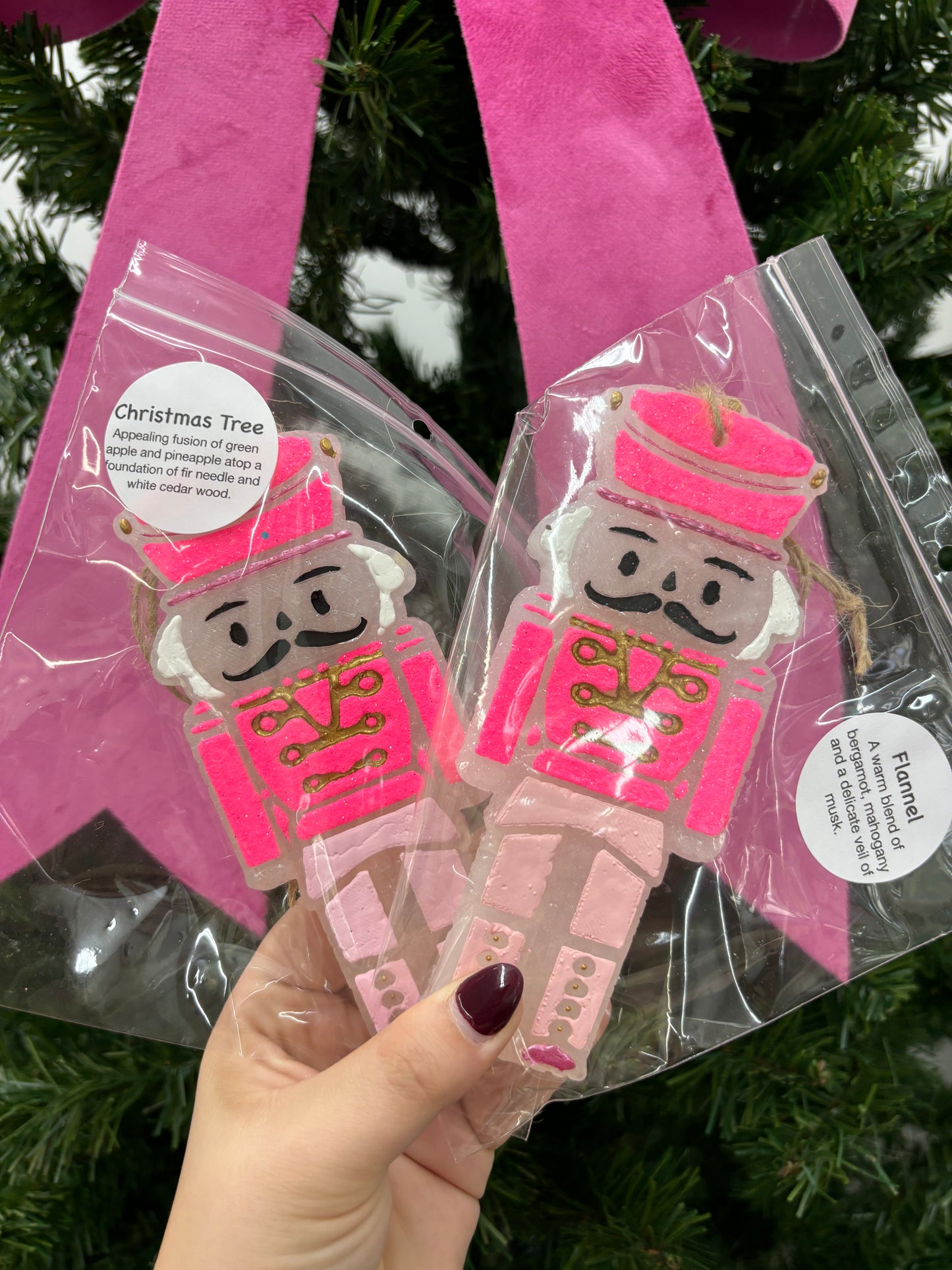 Pink Nutcracker Car Freshener